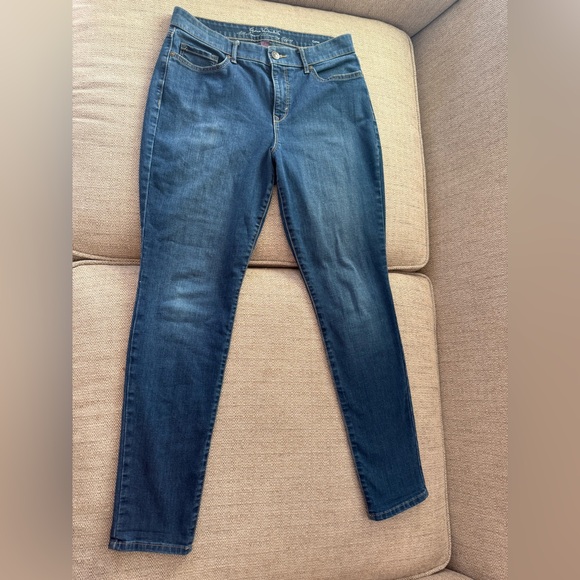 Gloria Vanderbilt Dark Blue Skinny Jeans all around slimming effect - Picture 1 of 5